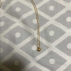 Gold Ball Necklace